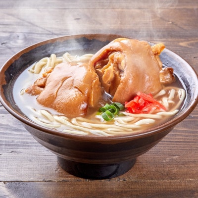 宮良そば もちもち生麺のてびちそば 6食セット(特製スープ付き)【配送不可地域：離島】