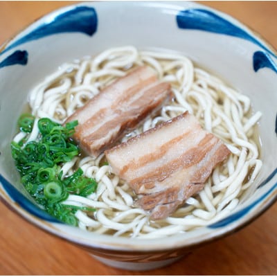 沖縄そば屋「米八そば」　三枚肉そば　4食セット【配送不可地域：離島・北海道・東北・関東・信越、北陸・東海・近畿・中国・四国・九州】