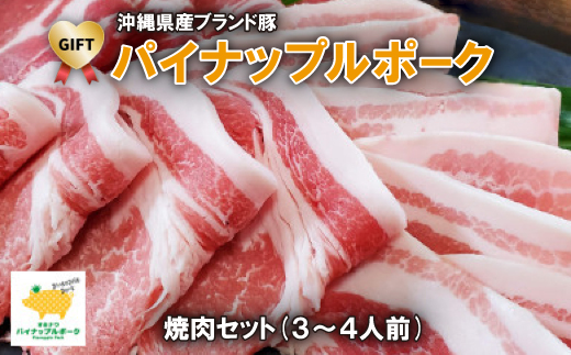 【ギフト・贈答】パイナップルポーク焼肉セット(3～4人前)【配送不可地域：離島】