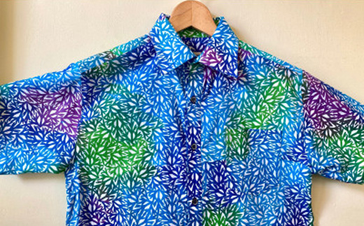 【セミオーダー】Doucattyコラボ・手捺染シャツ(枝珊瑚)