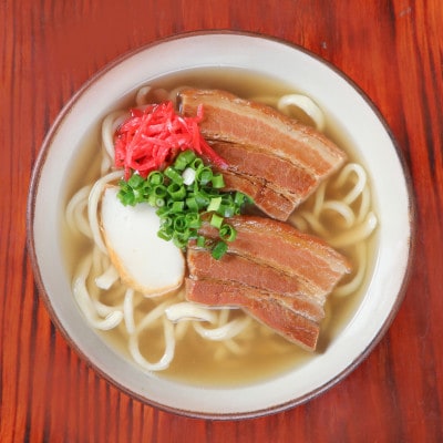 【当店人気No.1】そば処きくや　三枚肉そば　3食セット【配送不可地域：離島】