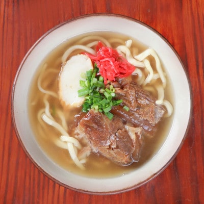 【女性に大人気!】そば処きくや　軟骨ソーキそば　3食セット【配送不可地域：離島】