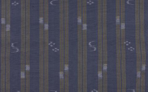 【受注生産：納期4ヶ月～6ヶ月】琉球絣（着尺）　綾の中（アヤヌナーカ）