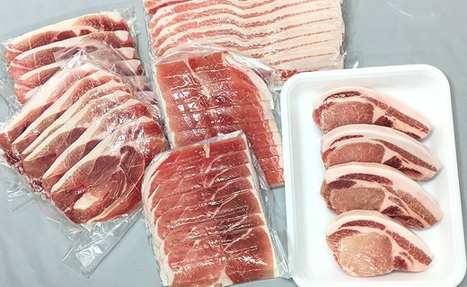 沖縄キビまる豚　アラカルトセットＡ（1.9kg）