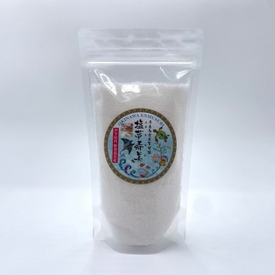 ピロー型高級化粧箱入り、手もみ完全天日塩「塩夢寿美(えんむすび)」5箱