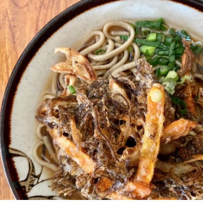 【もずくめん】と【エコバッグ】ネイビー