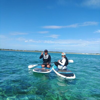 伊平屋のSUPツアー(1名様2時間コース)