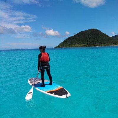 伊平屋のSUPツアー(2名様2時間コース)