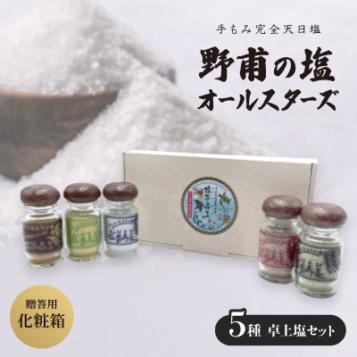 【贈答用・化粧箱】野甫の塩オールスターズ