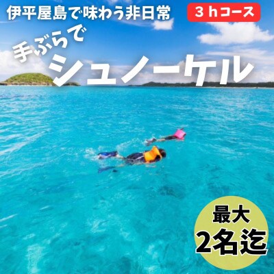 【貸し切りプラン】手ぶらでシュノーケル(2名様/3時間コース)
