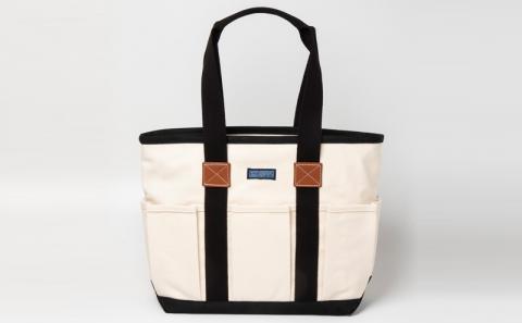 「琉球帆布」クラフトマンバッグ（キナリ） - 実用性 帆布 トート キャンバス生地 丈夫 ベーシック おしゃれ ファッション お出かけ かばん 鞄 手仕事 手づくり ハンドメイド 琉球帆布 伝統技術 沖縄県 八重瀬町【価格改定】