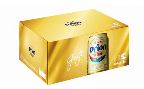 【定期便3回】オリオン ザ・ドラフト（化粧箱入り）【350ml×12缶】が毎月届く - ビール オリオン ビール 1ケース 350ml 12本 すっきり 飲みやすい こだわり 改良 リニューアル 定期便 3ヶ月 おすすめ 沖縄県 八重瀬町【価格改定YB】