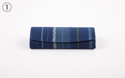 ＜機織工房しよん＞メガネケース - 手織り ハンドメイド 手仕事 伝統技法 メンズ レディース 生活雑貨 眼鏡 収納 めがね  沖縄県 八重瀬町