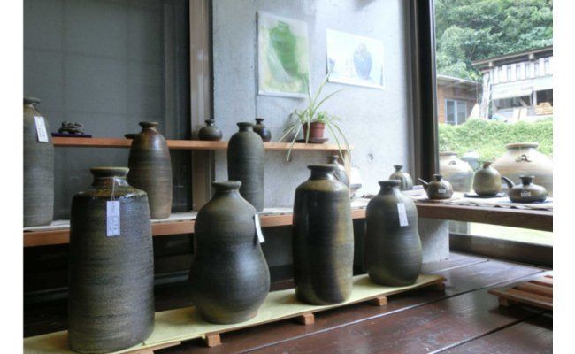 【ようざん窯】泡盛酒器セット - とっくり 徳利 おちょこ お猪口 カラカラ 沖縄陶器 酒器 酒器セット 4点セット 食器 ペア 泡盛 おすすめ 沖縄県 八重瀬町