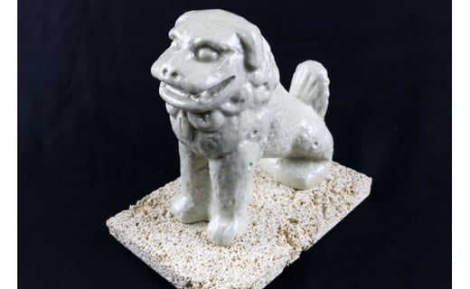 富盛の石彫大獅子【レプリカ】2体セット - シーサー 民芸品 工芸品 沖縄最古 インテリア 置物 手作り ハンドメイド 人気 おすすめ  贈り物 ギフト プレゼント 沖縄県 八重瀬町