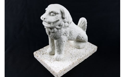 富盛の石彫大獅子【レプリカ】2体セット - シーサー 民芸品 工芸品 沖縄最古 インテリア 置物 手作り ハンドメイド 人気 おすすめ  贈り物 ギフト プレゼント 沖縄県 八重瀬町