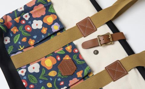 「琉球帆布」アートクラフトマンバッグ （mirei）- 実用性 帆布 トート キャンバス生地 丈夫 ベーシック おしゃれ ファッション お出かけ かばん 鞄 手仕事 手づくり ハンドメイド 琉球帆布 伝統技術 沖縄県 八重瀬町【価格改定】