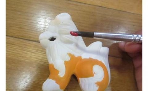 「自然体験学校」とっておきのシーサー絵付け体験（ペアチケット）- シーサー 絵付け 色塗り 体験 思い出 記念 オリジナル 自分だけのシーサー 置物 インテリア 厄除け 縁起物 おすすめ 沖縄県 八重瀬町