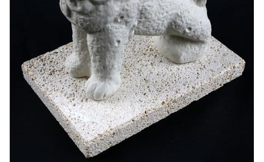 富盛の石彫大獅子【レプリカ】2体セット - シーサー 民芸品 工芸品 沖縄最古 インテリア 置物 手作り ハンドメイド 人気 おすすめ  贈り物 ギフト プレゼント 沖縄県 八重瀬町