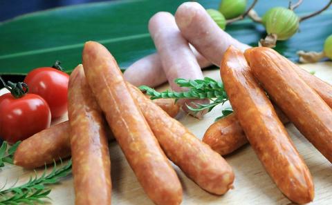 【ブランド豚・キビまる豚】ソーセージ3種セット - ３種 バラエティ 詰め合わせ セット 人気 スモーク スパイシー 沖縄 ブランド 豚 人気 おすすめ 沖縄県 八重瀬町