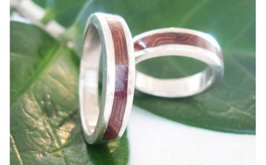 【グレイン】屋久杉リング －添（Sou）－ - メンズ レディース 男性 女性 アクセサリー 贈り物 ギフト おしゃれ お揃い 指輪 木製品 一点物 人気 おすすめ 沖縄県 八重瀬町