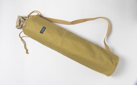 「琉球帆布」ヨガマットケースA（ジュート）- ヨガ マットケース 収納 帆布 手づくり ハンドメイド 軽い 丈夫 布 人気 シンプル おしゃれ 琉球帆布 手仕事 伝統技術 沖縄県 八重瀬町【価格改定】