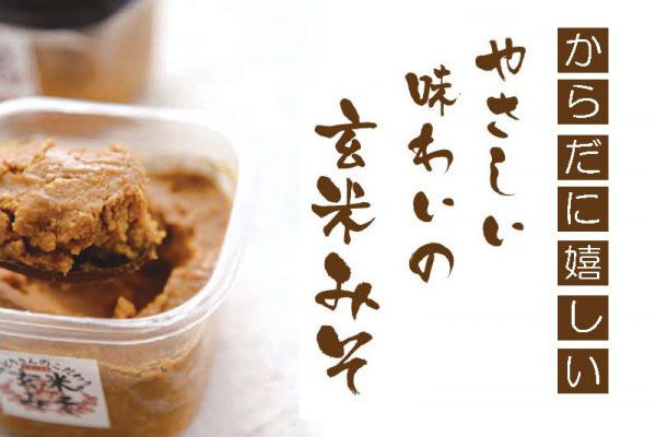 みどりさんのこだわり玄米みそ　塩分控えめ2個セット