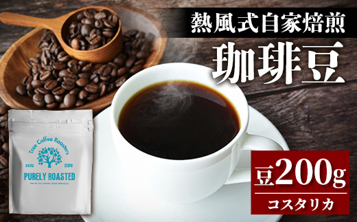 【完全受注焙煎】Tree Coffee Roasters「コスタリカ タラス ハニー ハイロースト」 200g - コーヒー 豆 こだわり 自家焙煎 コーヒー豆 熱風式焙煎 本格 贈り物 おすすめ 人気 沖縄県 八重瀬町