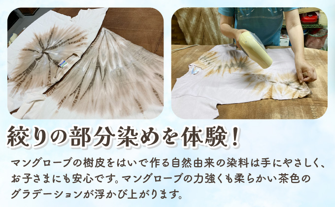 西表島のマングローブ海染め体験　Tシャツ作りコース（約2時間）