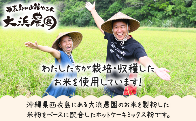 大浜農園 自然派パンケーキミックス 無農薬＆グルテンフリー【お菓子・焼き菓子・グルテンフリー・米粉・パンケーキ】