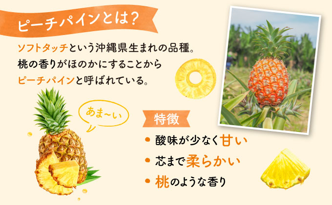 【訳あり】☆新感覚の味わい☆桃のような芳醇な香りのする　『西表島産完熟ピーチパイン』 約3kg [025-a005_2026]