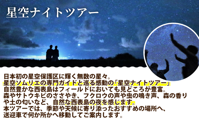 星空ナイトツアー(半日) 大人1名分 062-a001