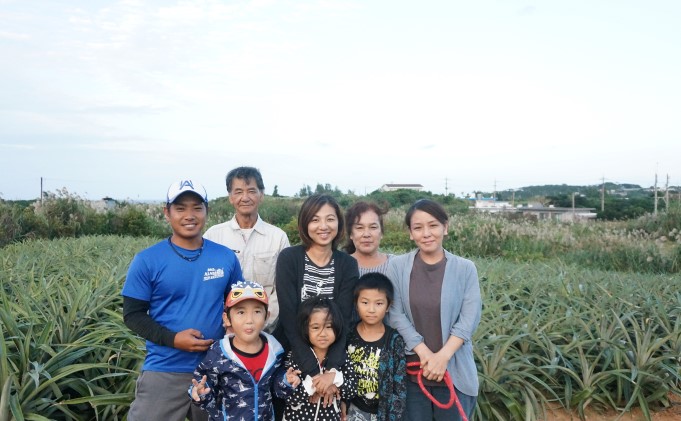 2025年 先行予約 ピーチパイン 約2kg 3～4玉 西表島 たくみ農園 果物 フルーツ