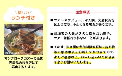 西表島マングローブカヌー+選べる竹富島観光ツアー バス観光やレンタサイクルなど様々なプランをご案内＜指定ホテル送迎選択可／石垣島発＞【 旅行 体験チケット観光 大自然 体験ツアー 観光 沖縄 アクティビティ カヌー】