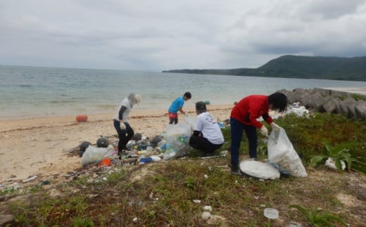 西表島ビーチクリーン＆てぬぐいセット