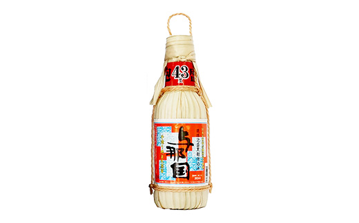 琉球泡盛 与那国43度360ml（クバ巻）1本 E0037