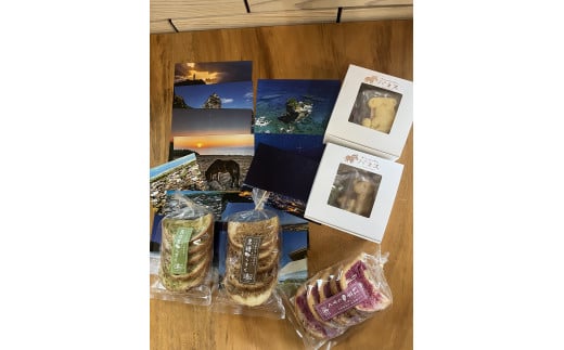 与那国から風景便り～おやつとポストカードの詰合せ～【J004】